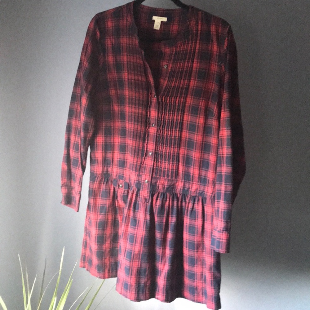 Jcrew plaid tunic